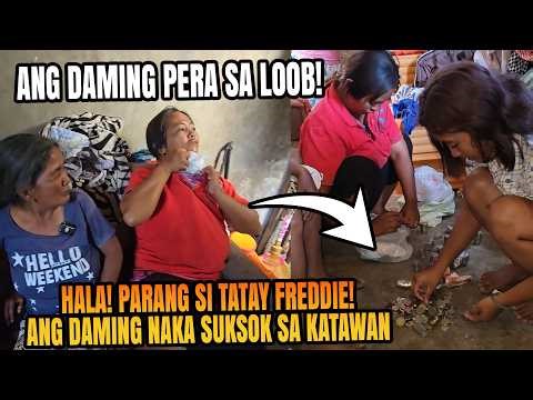 SHOCKS! Parang Si Tatay Freddie! Ang Daming Nakasuksok Na Pera Sa Katawan!