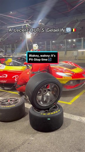Ferrari GT Pit-Stop Highlights at Spa 24H Night | Leclerc Out Gelael In