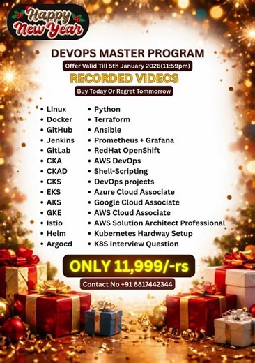 DevOps Master Program 2026 | Kubernetes, AWS, Azure, GCP |Recorded DevOps Course #devops #kubernetes