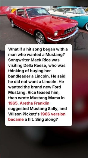 Ford's Mustang Inspired Mustang Sally