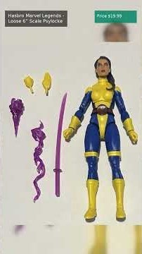 Listed $20 vs $33 Market — Hasbro Marvel Legends - Loose 6” Scale Psylocke X-Me…