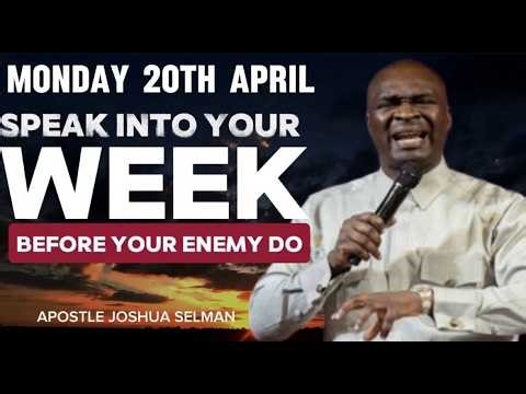 🔴 LIVE: SPEAK INTO YOUR WEEK BEFORE THE ENEMY DOES! — APOSTLE JOSHUA SELMAN 🔥