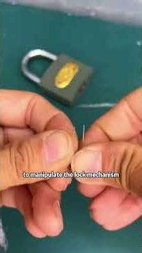 Lock picking techniques#tiktok #fyp #learnontiktok #didyouknow #unlock