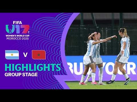 Argentina vs Morocco Highlights | FIFA U-17 Women's World Cup 2026™