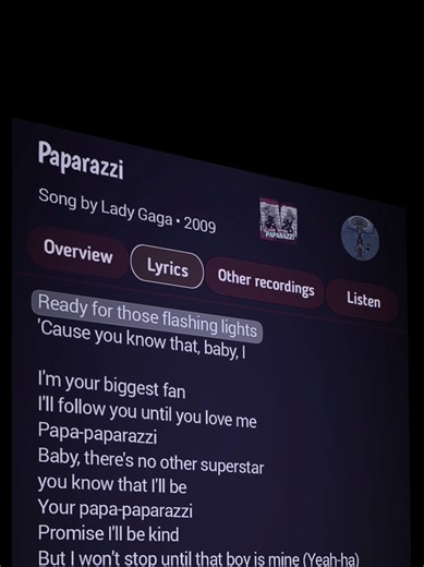 Lady Gaga - Paparazzi Lyrics 🎶 | Sing Along to the Song