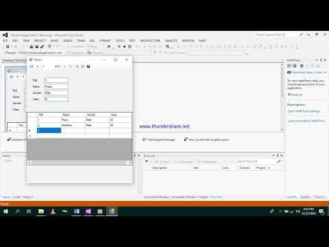 How to create a local database in vb net