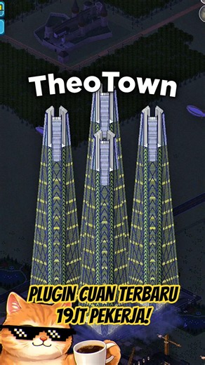 PLUGIN CUAN KEREN & BARU 19JT PEKERJA DI THEOTOWN! #shorts