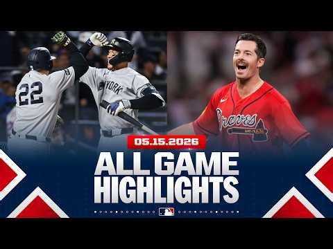 Highlights from ALL GAMES on 5/15 (Kyle Schwarber's 20th homer of 2026, Tigers' walk off, MORE 🔥)