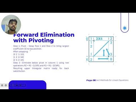 Gauss Elimination Method With Pivoting