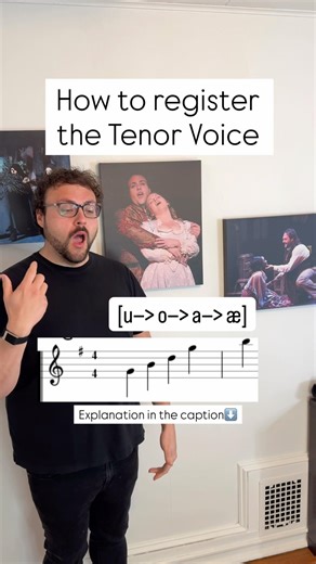Opera Singers: Register the voice #voicelessons #operasinger #tenor