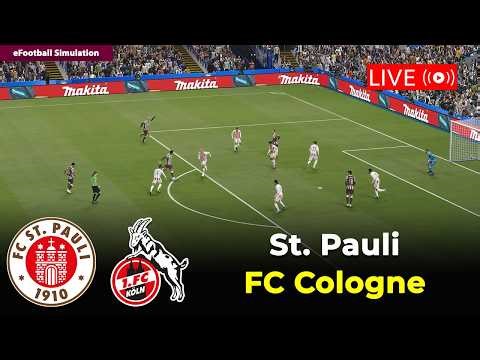 🔴St Pauli gegen FC Köln | Bundesliga 2025/26 | eFootball PES21 Simulation