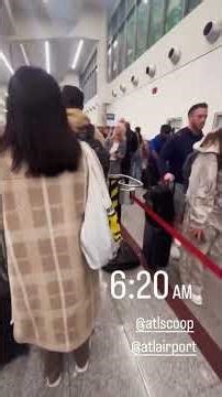 TSA PreCheck Line Wraps Around Atlanta Baggage Claim