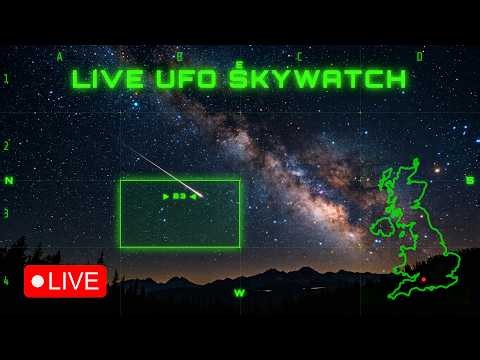 🔴 Live: Interactive UFO Hunt & Radar Tracking - Real-Time UFO Skywatch, Satellites