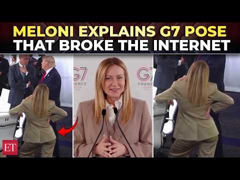 'Everyone noticed MY HAND ON MY HIP…': Meloni REVEALS truth behind viral G7 pose beside Trump & Merz