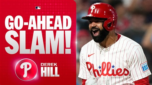 GRAND SLAM for the LEAD?! Derek Hill comes up CLUTCH for the Phillies 🔔 | MLB Highlights