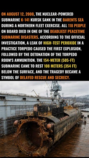 Russia's Worst Submarine Disaster #historyfacts #russia #disaster