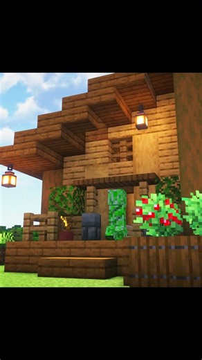 Creeper Blew Up My House! Minecraft Disaster 😱 #shorts