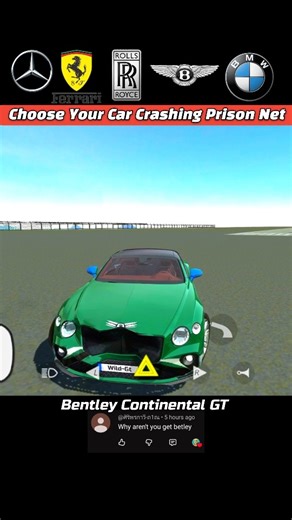 Crash Test😳Prison Net💀Car Simulator2 #tweening #bmw #shorts #carsimulator #trollface #asthetic #car