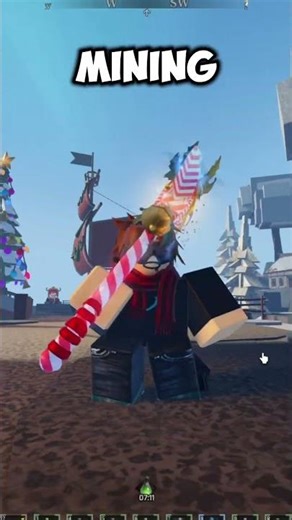 Is the CANDY CANE PICKAXE Worth It in The Forge? #theforge #robloxshorts