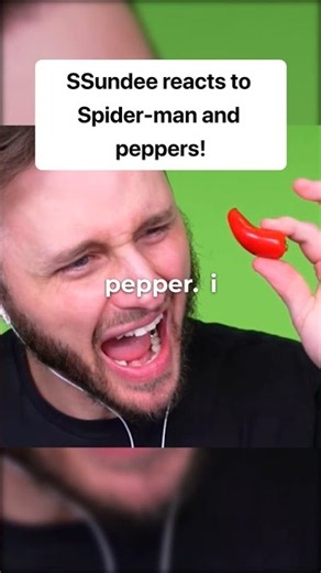 SSundee might need to eat a hot pepper!