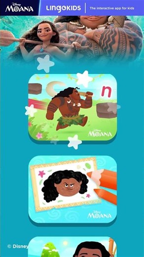Moana Fun Activities 🌊 #Moana #Disney #KidsEntertainment #Shorts