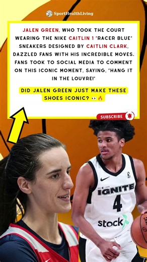 Jalen Green Made the Caitlin Clark 1s Look ICONIC! #wnba #news