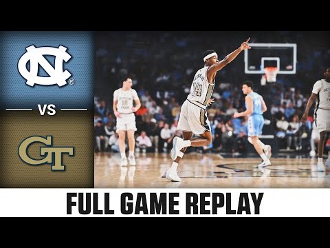 North Carolina vs. Georgia Tech Full Game Replay | 2025-26 ACC Men's Basketball