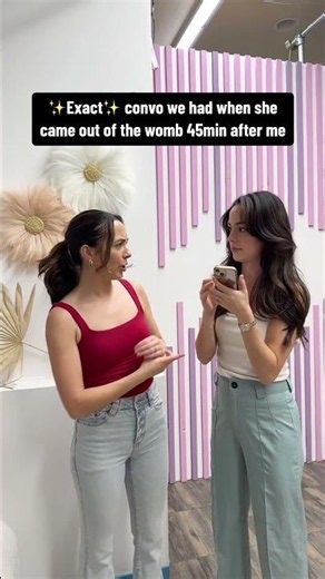 twins meet for the first time
