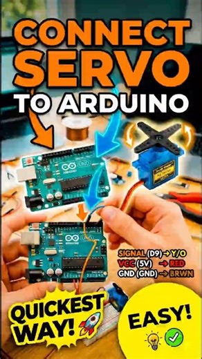 Arduino Servo Motor Tutorial - Beginners #arduino #servo #electronicsproject #electronic #electrical