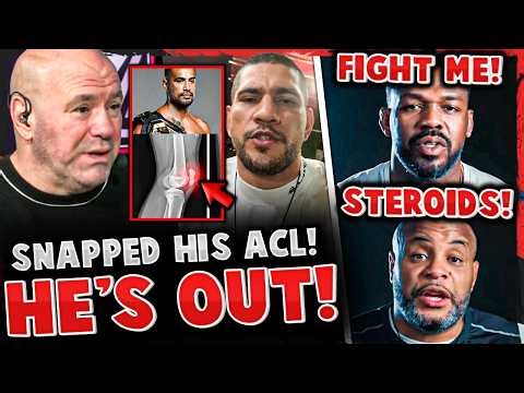 BREAKING! Carlos Ulberg's OUT! (SNAPPED ACL + SURGERY) Jon Jones HEATED w/ Daniel Cormier!