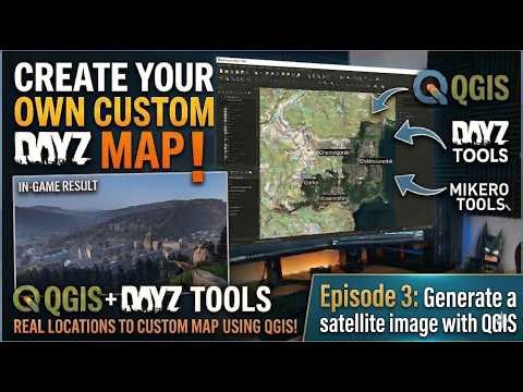 DayZ Map Modding: Setup QGIS & GTT, (Game terrain tool), Import OpenTopography Heightmaps & Export!