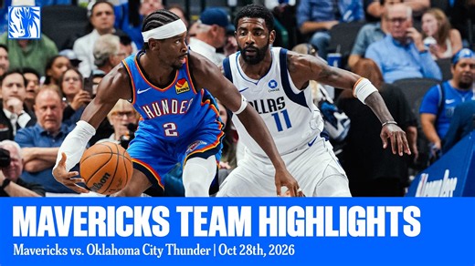 Mavericks Highlights vs. Oklahoma City Thunder | October 28, 2026