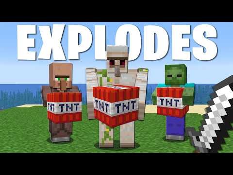 Hardcore, but all mobs EXPLODE