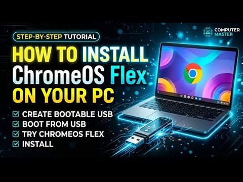 💻 Install ChromeOS Flex on Your PC! 🚀 Easy Step-by-Step Tutorial #ChromeOSFlex #ComputerMaster