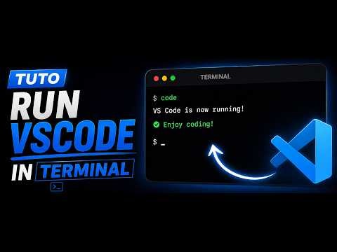 Visual studio Code | How to run VS Code in terminal using code command