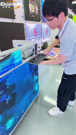 Don’t sleep! Install the LED module!#ledscreen #ledvideowall #ledboard #eagerled