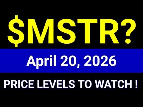 MSTR Stock (MicroStrategy Incorporated) MSTR Stock Technical Analysis | April 20, 2026
