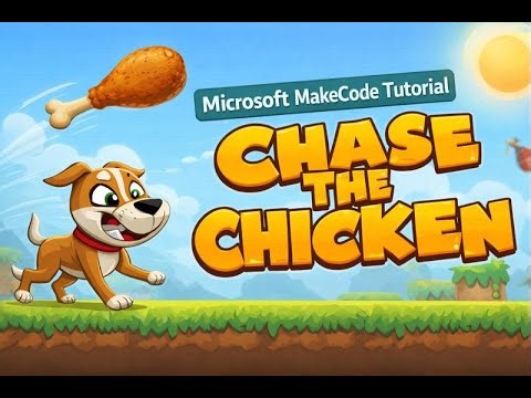 MakeCode Arcade Beginner Tutorial (Step-by-Step) | Chase the Chicken Game