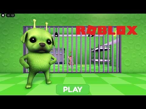 Roblox Gameplay🧙‍♀️GREEN ALIEN DOG'S Prison Run! (OBBY) #gamers #gameplay #roblox
