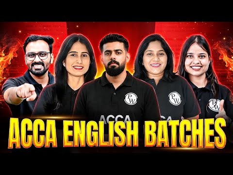 ACCA English Batches Launch 🚀 | New Faculty, New Experience 