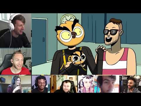VanossGaming Animated 2016 Compilation [REACTION MASH-UP]#2823