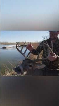 Tony got off 4 arrows and took down the big split brow tine buck