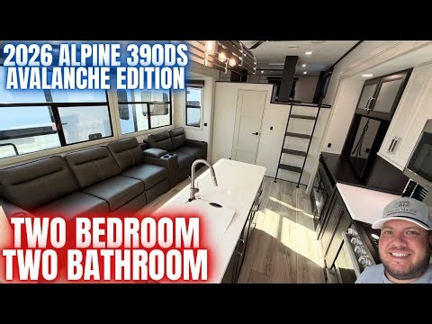 2026 Alpine 390DS AVALANCHE EDITION | Two Bedroom, Two Baths, Loft + Super Sofa!!! 