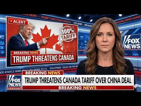 BREAKING NOW: Trump THREATENS 100% Tariff On CANADA Over China Deal – What It Means!