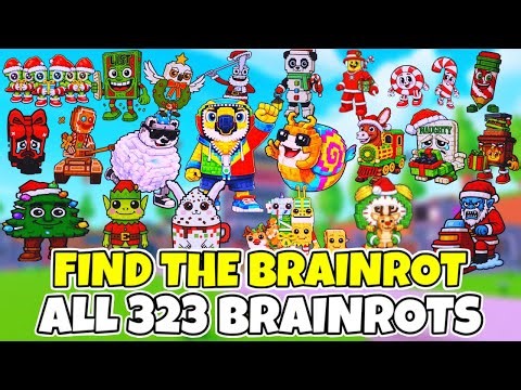 Find the Brainrot [323] How to get ALL 323 BRAINROTS! - Roblox