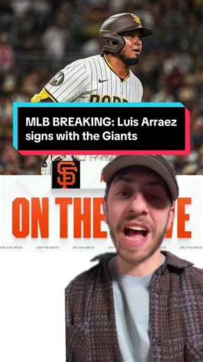 MLB BREAKING: Luis Arraez signs with the Giants #greenscreen #luisarraez #sfgiants #baseballfans #mlb2026