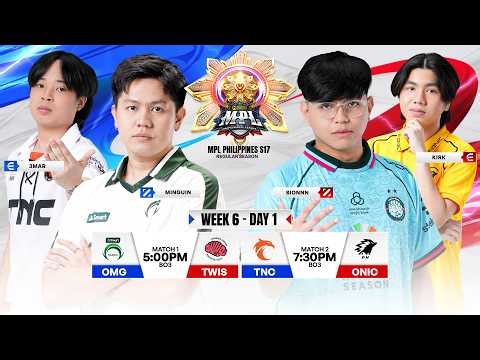 🔴 LIVE | MPL PH S17 | ENGLISH - Week 6 Day 1