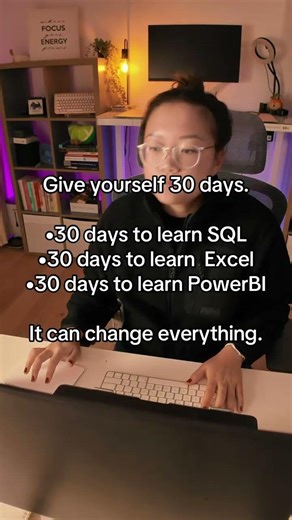 Give yourself 30 days to learn data analytics