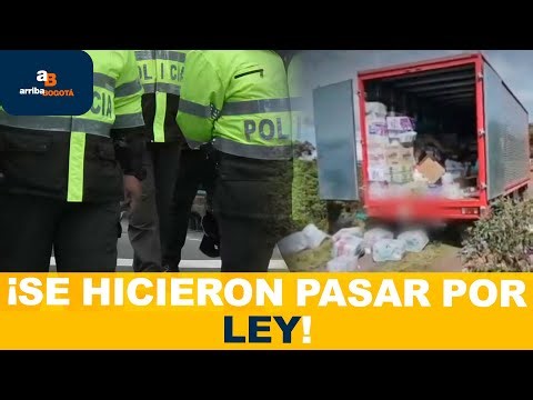 Recuperan camión en Soacha tras engaño de sujetos que fingieron ser Policías | CityTv