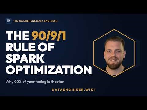 The 90/9/1 rule of Databricks performance work - how to triage Spark optimization in 60 seconds